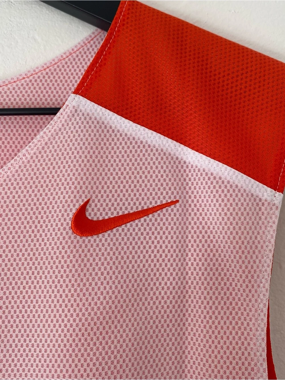 NWT Nike Reversible Orange/ White Athletic Mesh Jersey